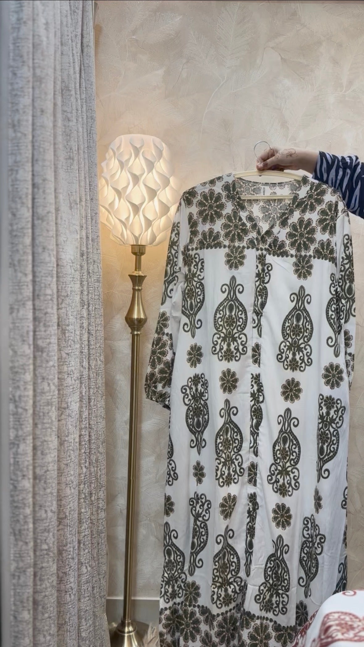 OLIVE KAFTAN DRESS