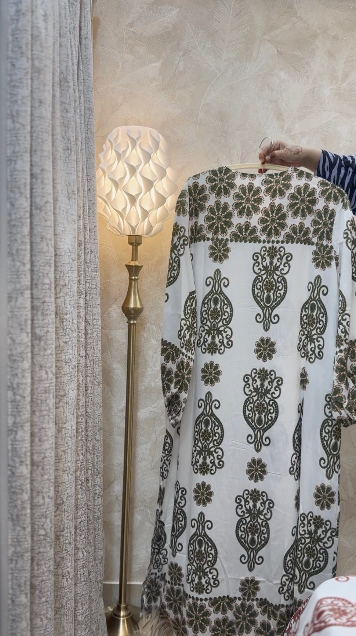 OLIVE KAFTAN DRESS