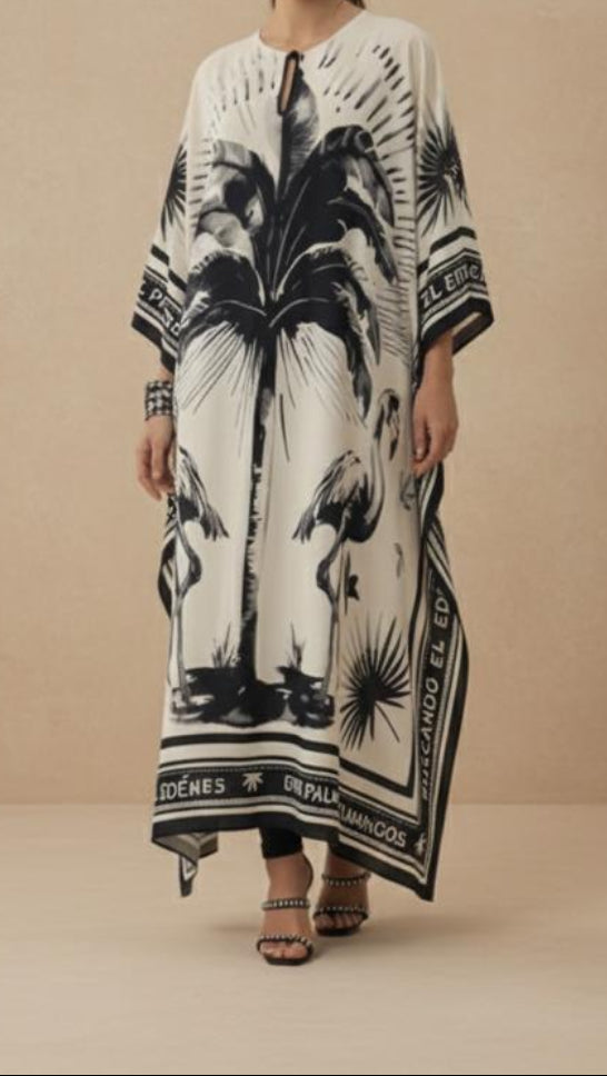 OVERSIZED KAFTAN DRESS