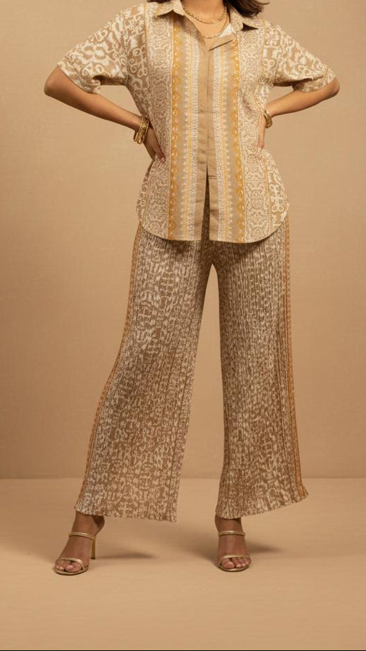 SAHARAN SAND PRINTED CO-ORD SET