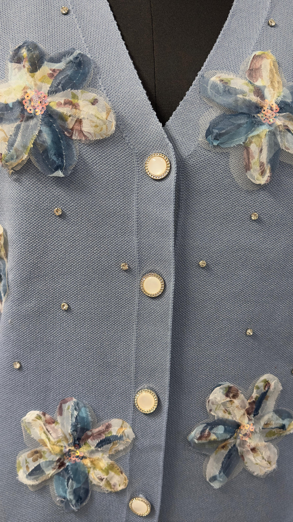 FLORAL CARDIGAN WIDE LEG SET