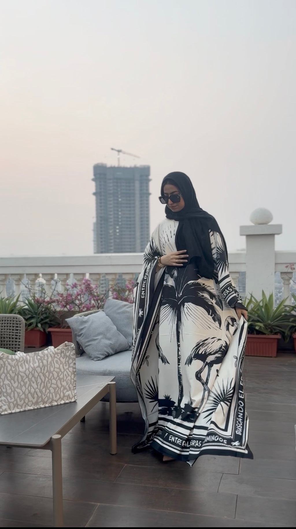 OVERSIZED KAFTAN DRESS