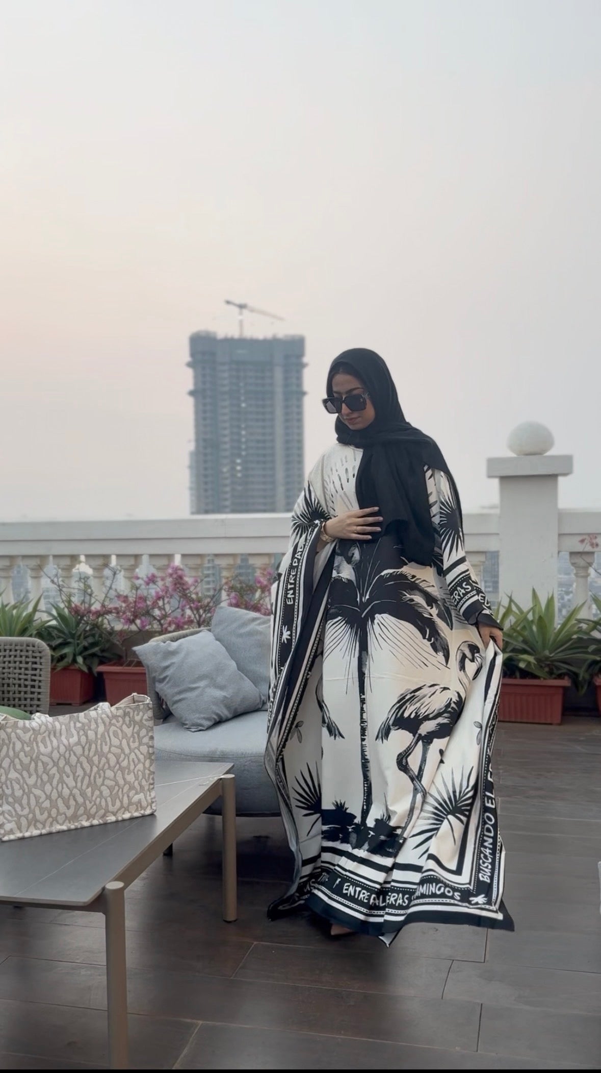 OVERSIZED KAFTAN DRESS