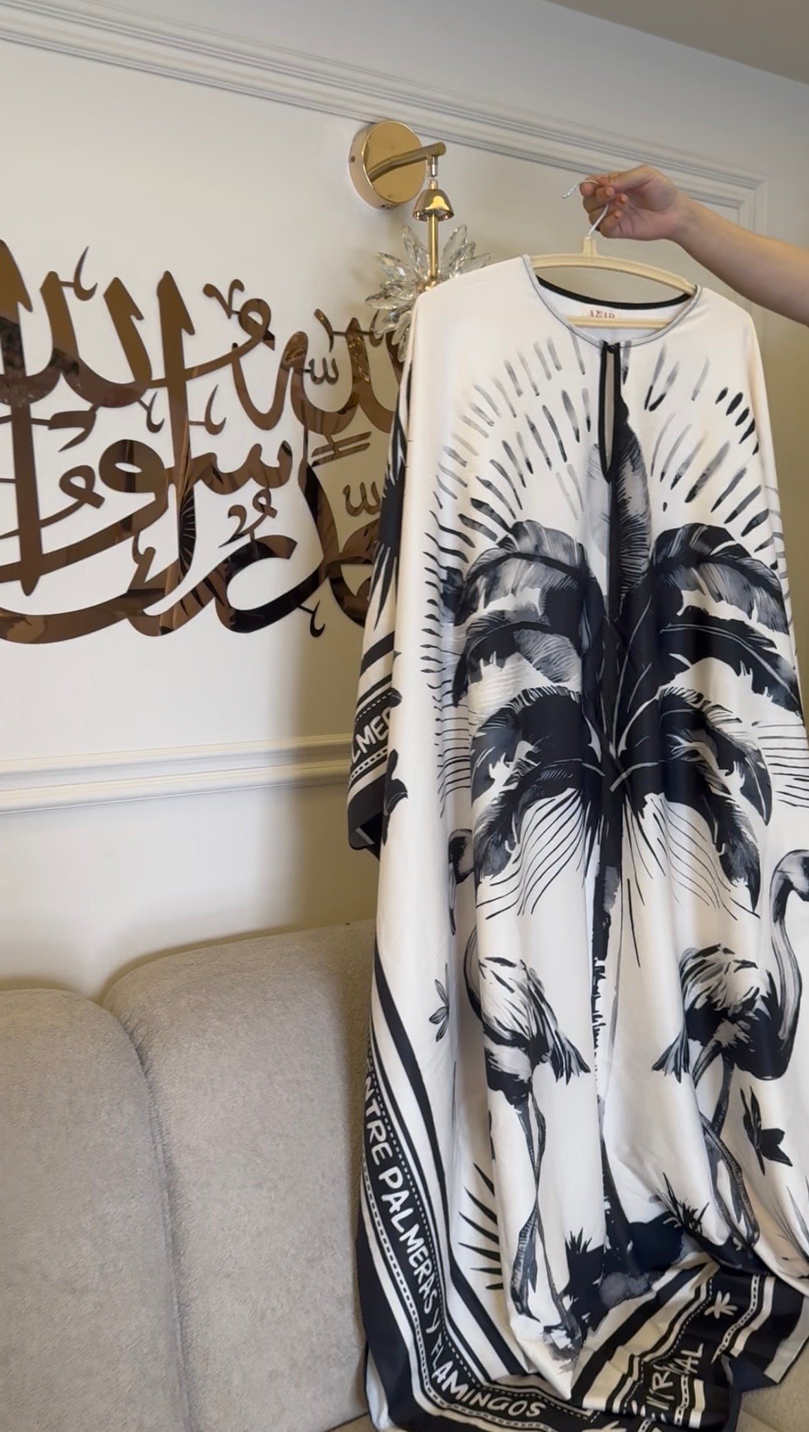 OVERSIZED KAFTAN DRESS